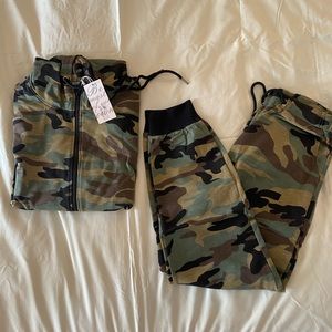 NWT Camo Jogger Set